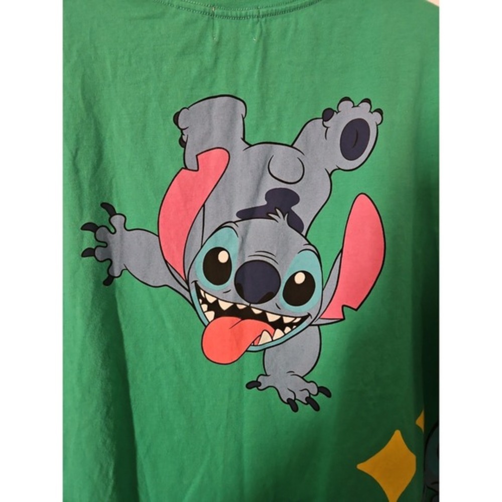 Disney Parks Stitch Green T-Shirt for Unisex Size Large - Picture 11 of 12